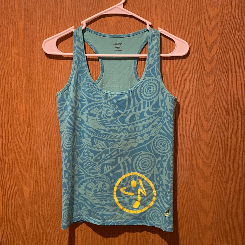 Vintage Tribal Zumba Racerback tank top size Large